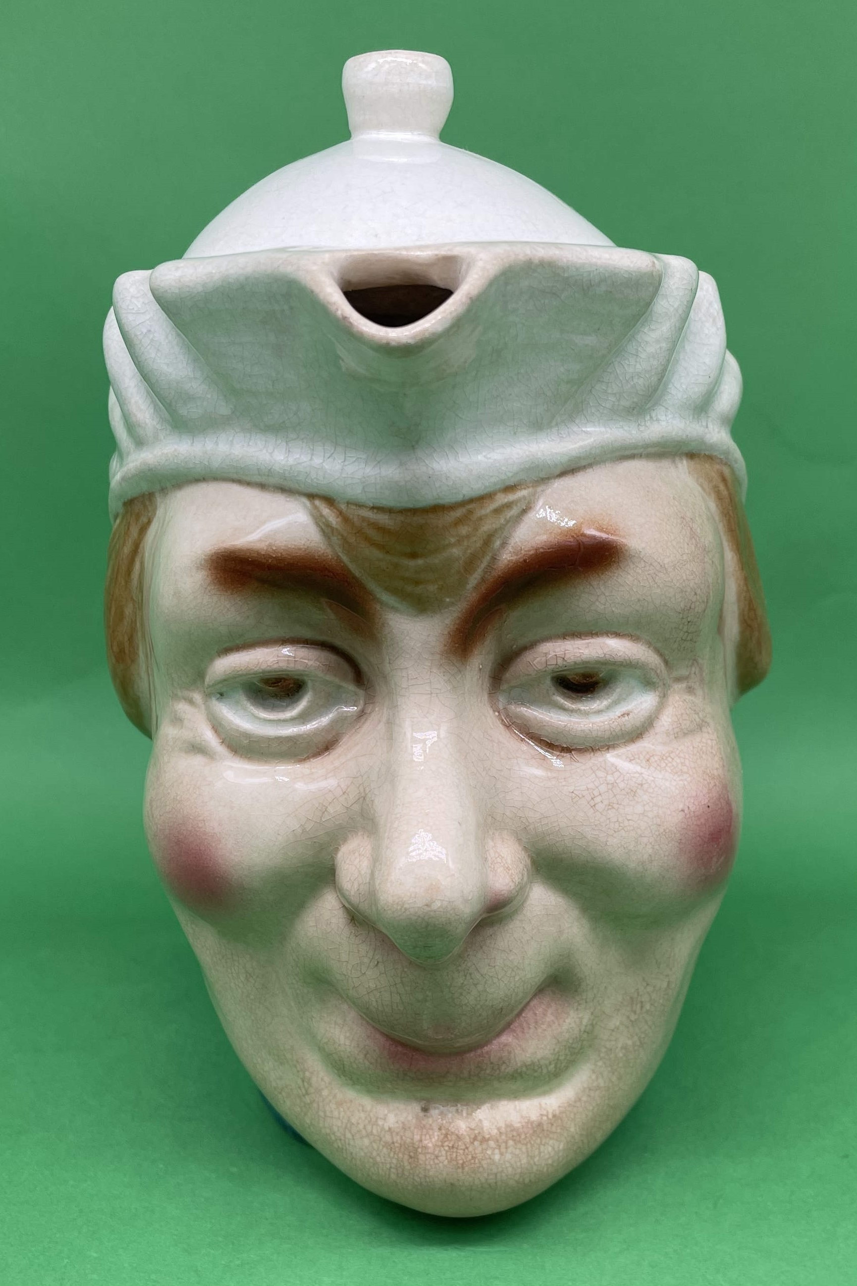 Milk Maid teapot Sarreguemines circa 1905